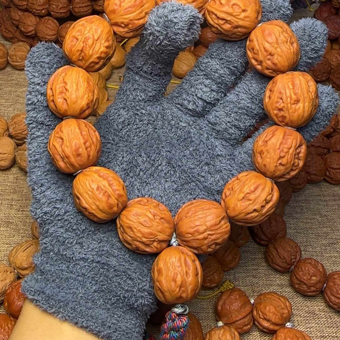 吊坠文玩核桃树皮纹方墩手持25.23.24