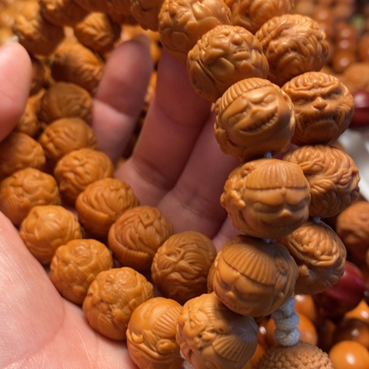 【闪购商品】猴头核桃手串饺***的哪吒