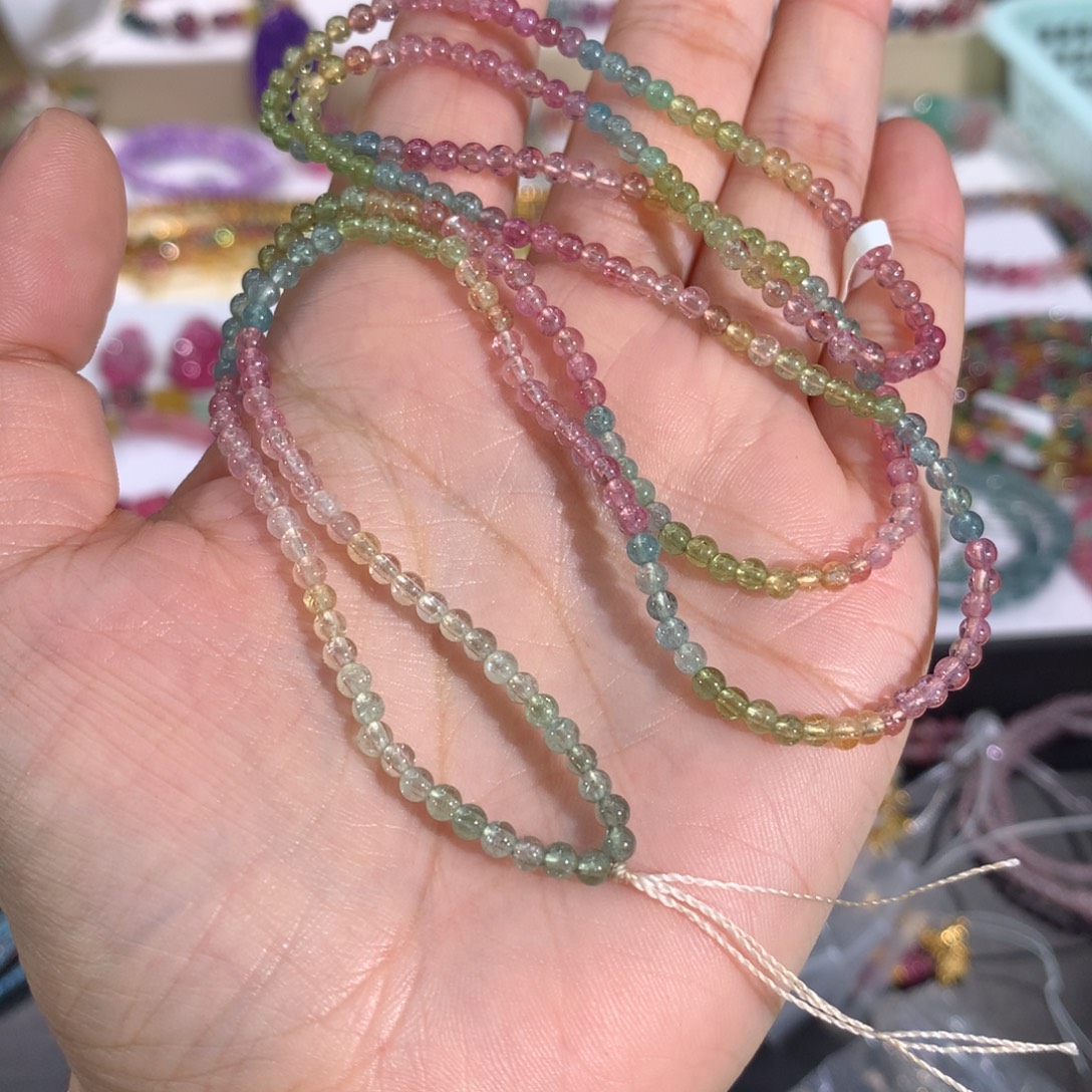 未镶嵌手串碧玺项链