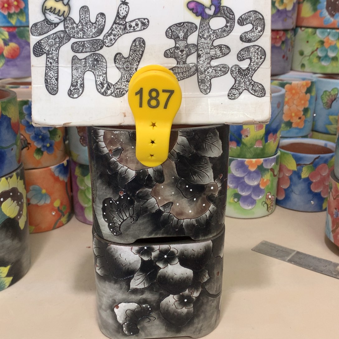 可*福利微瑕红陶花盆