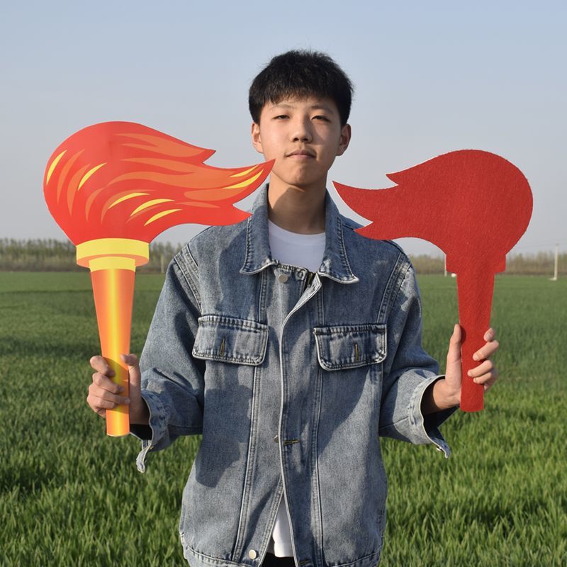 运动会创意道具手持火炬运动会入场创意道具幼儿园小学开幕式氛围
