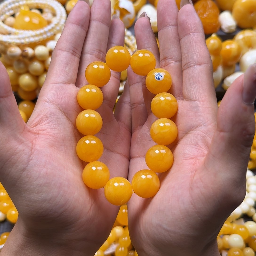 未镶嵌蜜蜡珠宝奇石同料18mm