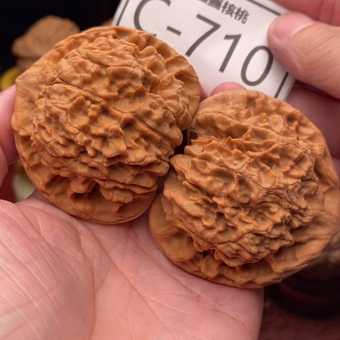 文玩核桃把件官帽52