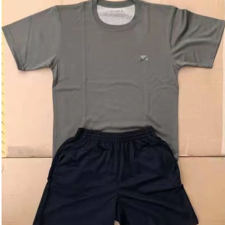 夏季速干透气体能服套装体能训练服高级感男装速干短袖