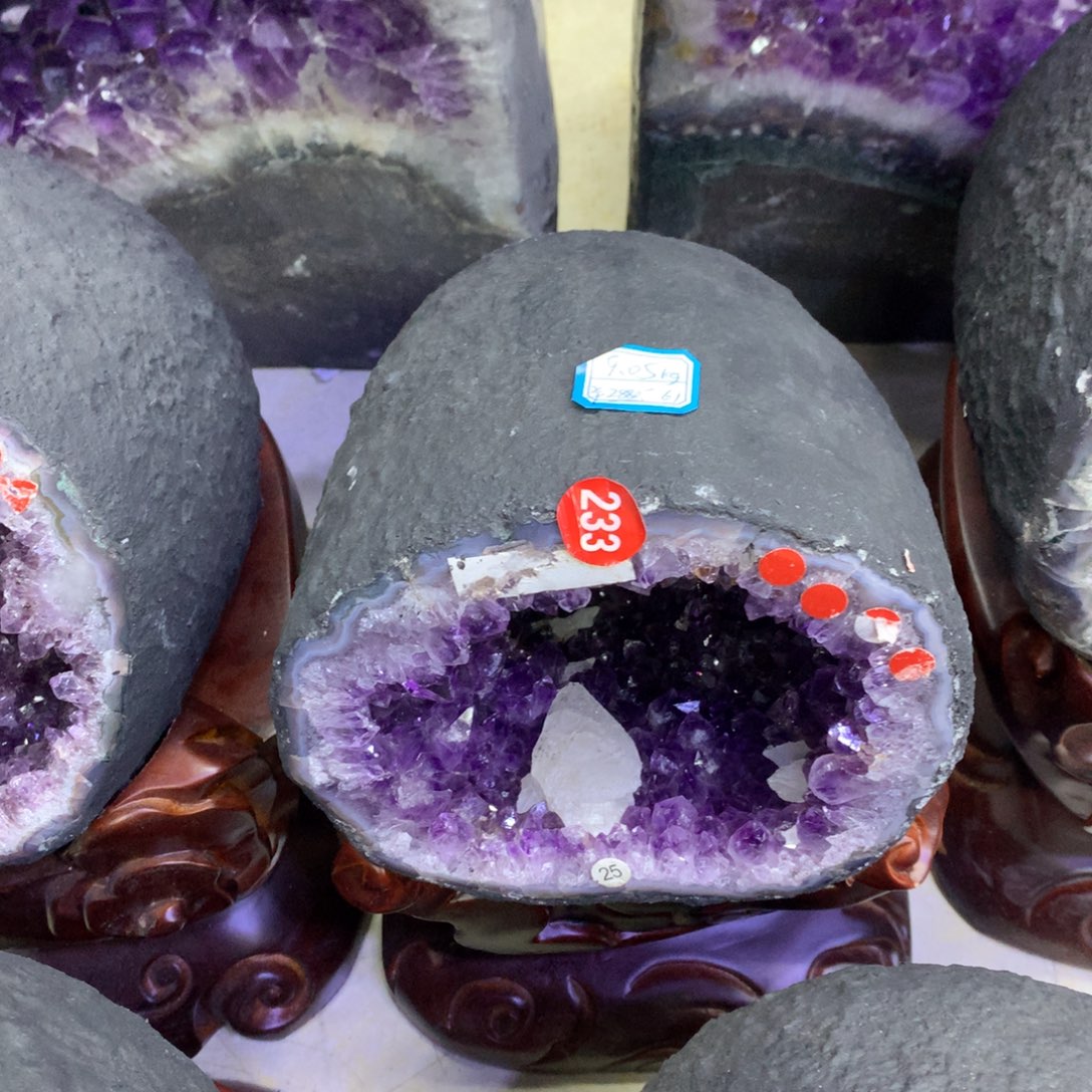 紫晶小李米袋子未镶嵌