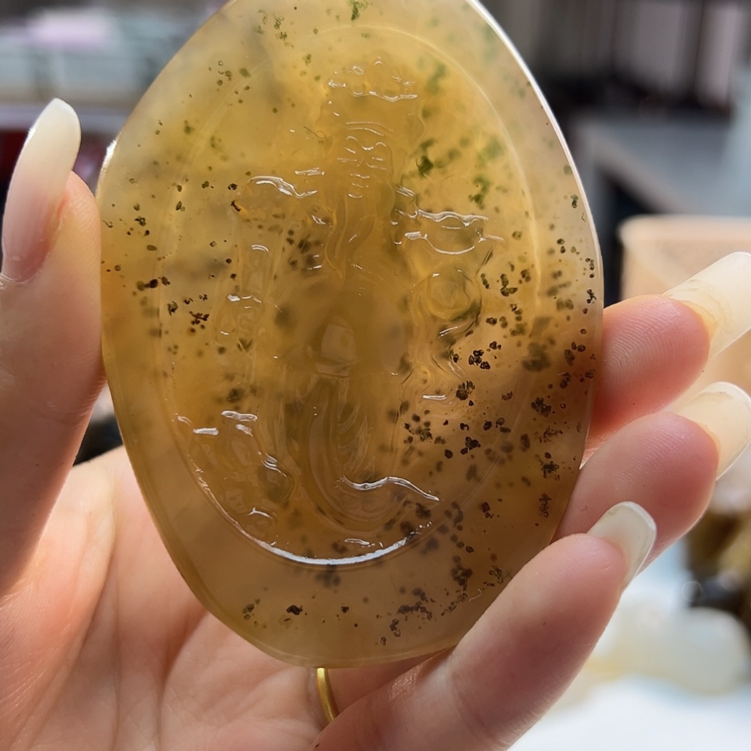 玛瑙/玉髓未镶嵌吊坠(不含链)
