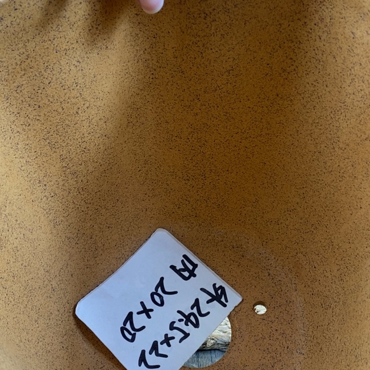 哎***呦紫砂花盆 微微瑕柴烧大奎口1119