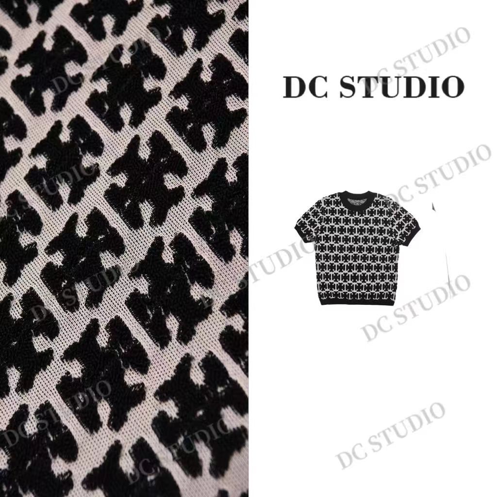 Syan【云端】2025春夏季新款时尚百搭轻奢潮流休闲圆领短袖