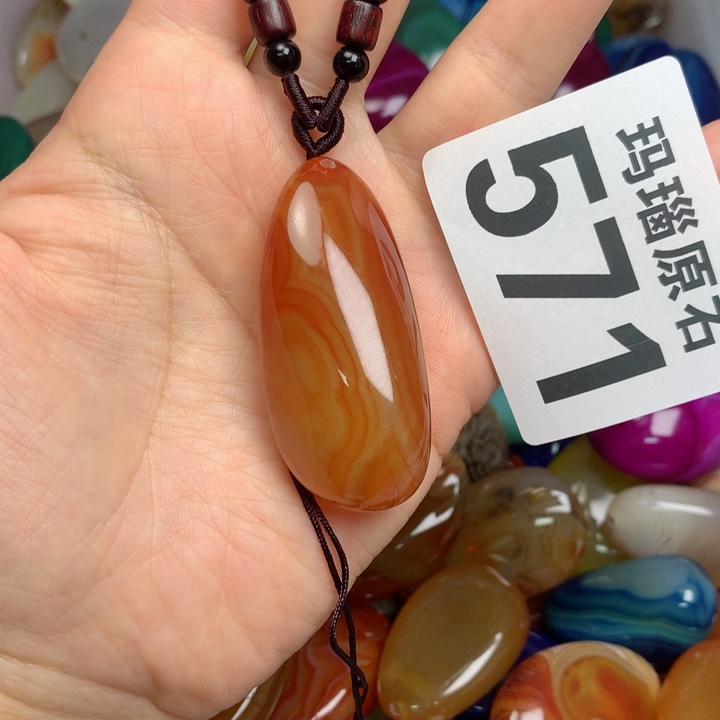 玛瑙/玉髓颈饰合金