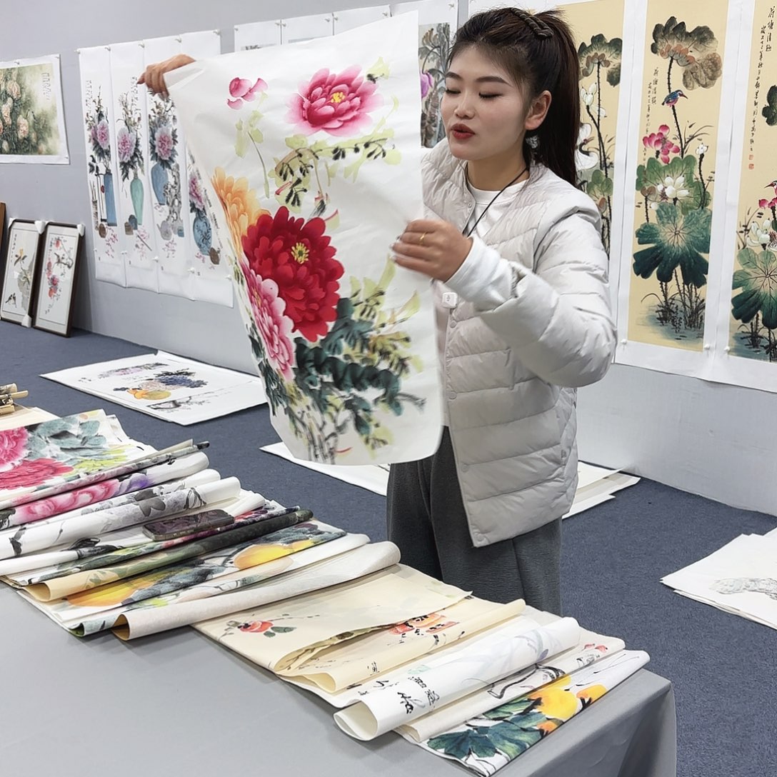 国画国画作品宣纸纯手工