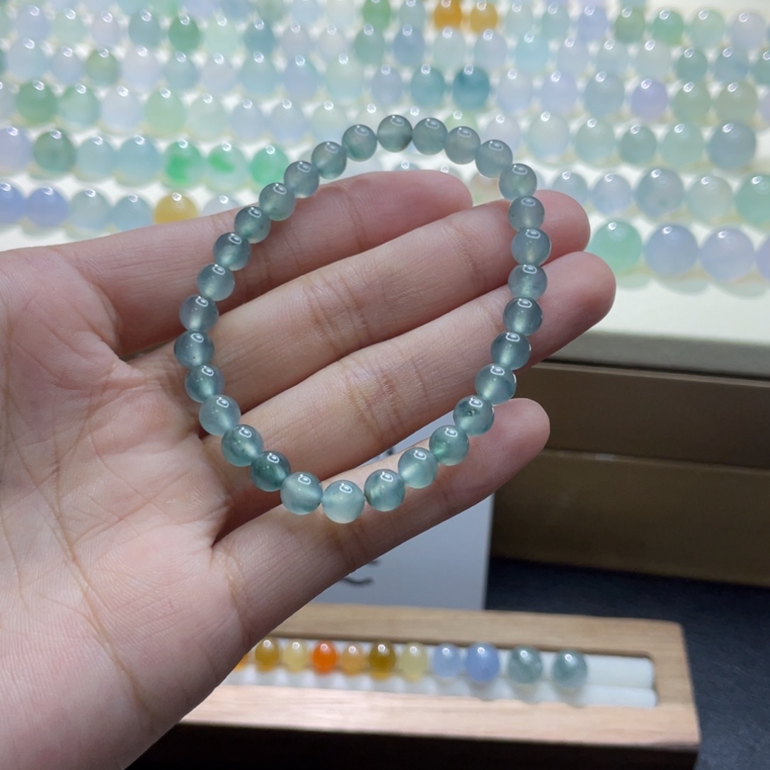 未镶嵌手链翡翠翡翠