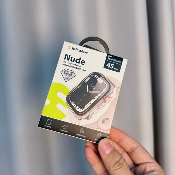 未拆封  switch Easy鱼骨牌手表保护壳 壳膜一体保护透明款