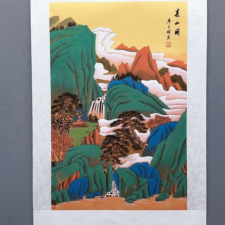 国画书法作品多次参加