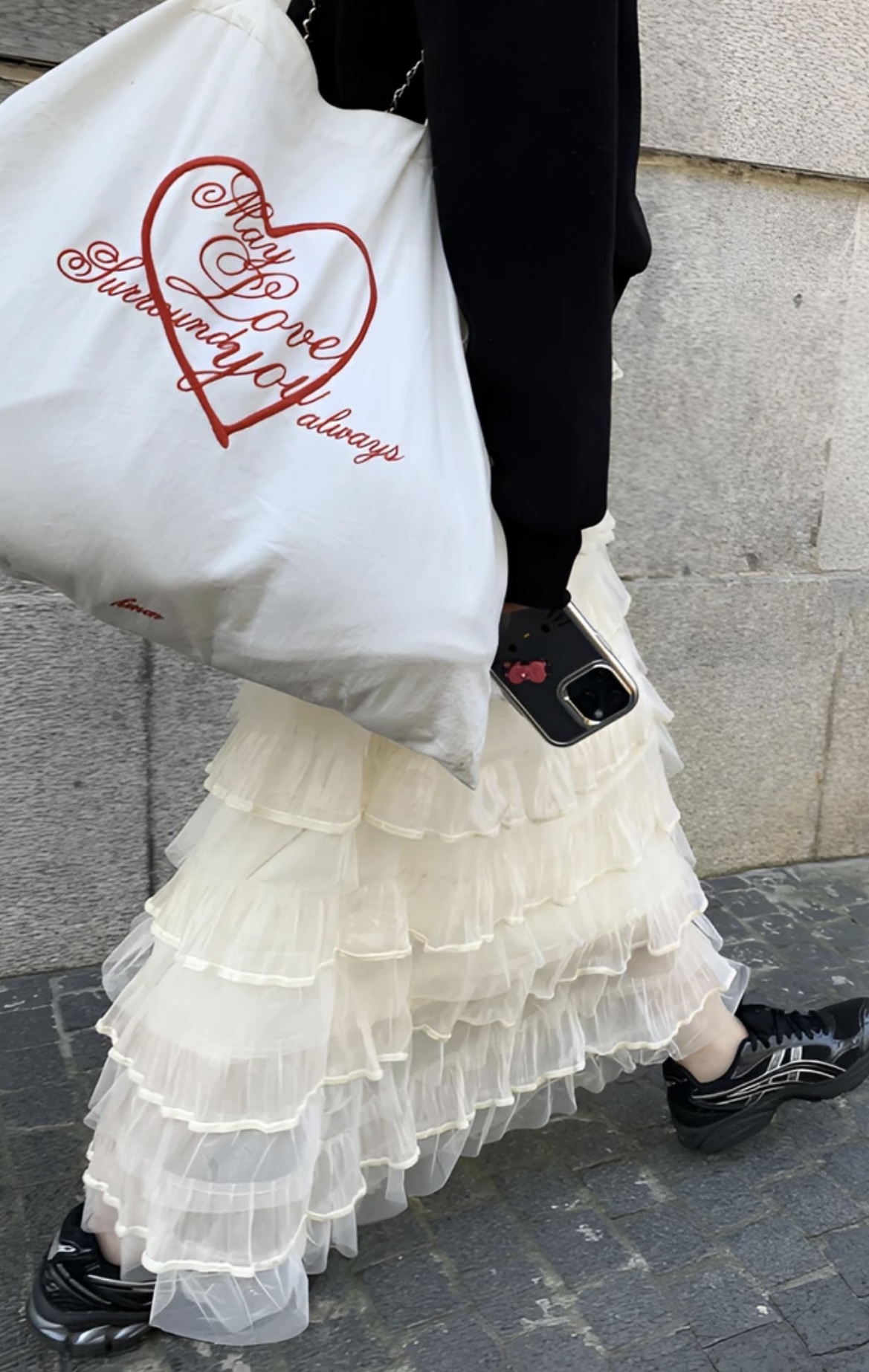 一萱春季梦幻芭蕾网纱蓬蓬蛋糕裙女法式浪漫层次感高腰显瘦半身裙