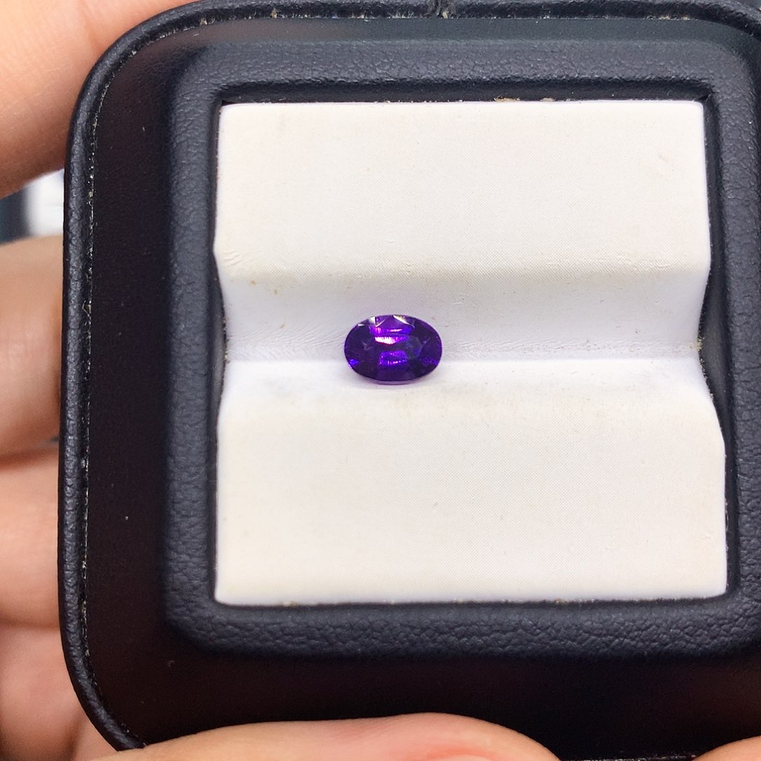 彩色蓝宝石裸石未镶嵌罗*1.15克拉无烧