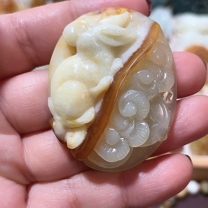 岫玉吊坠(赠链)未镶嵌