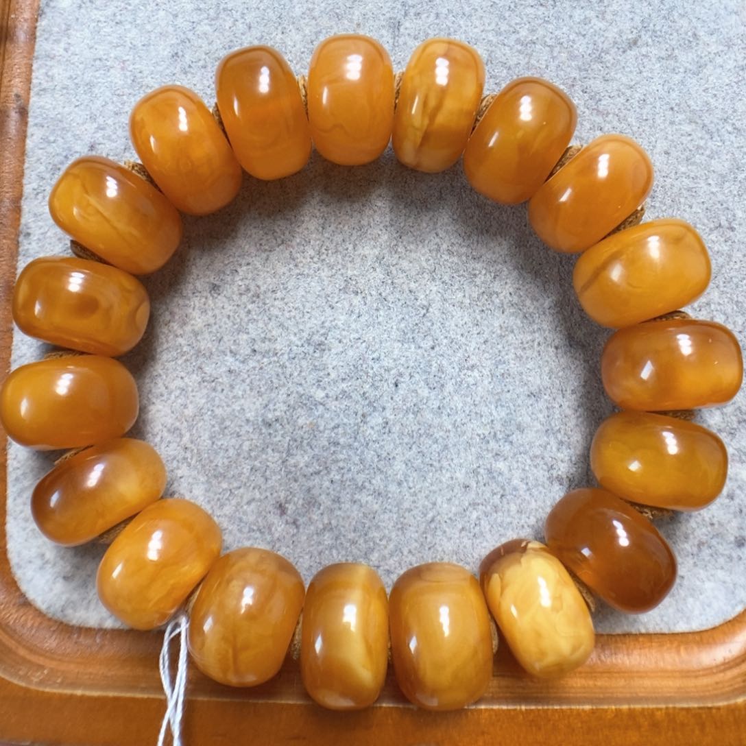 蜜蜡手串未镶嵌蜜蜡