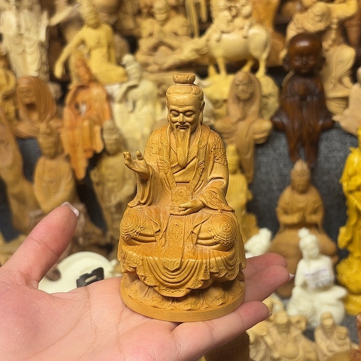 黄杨木黄杨木瑕疵老君