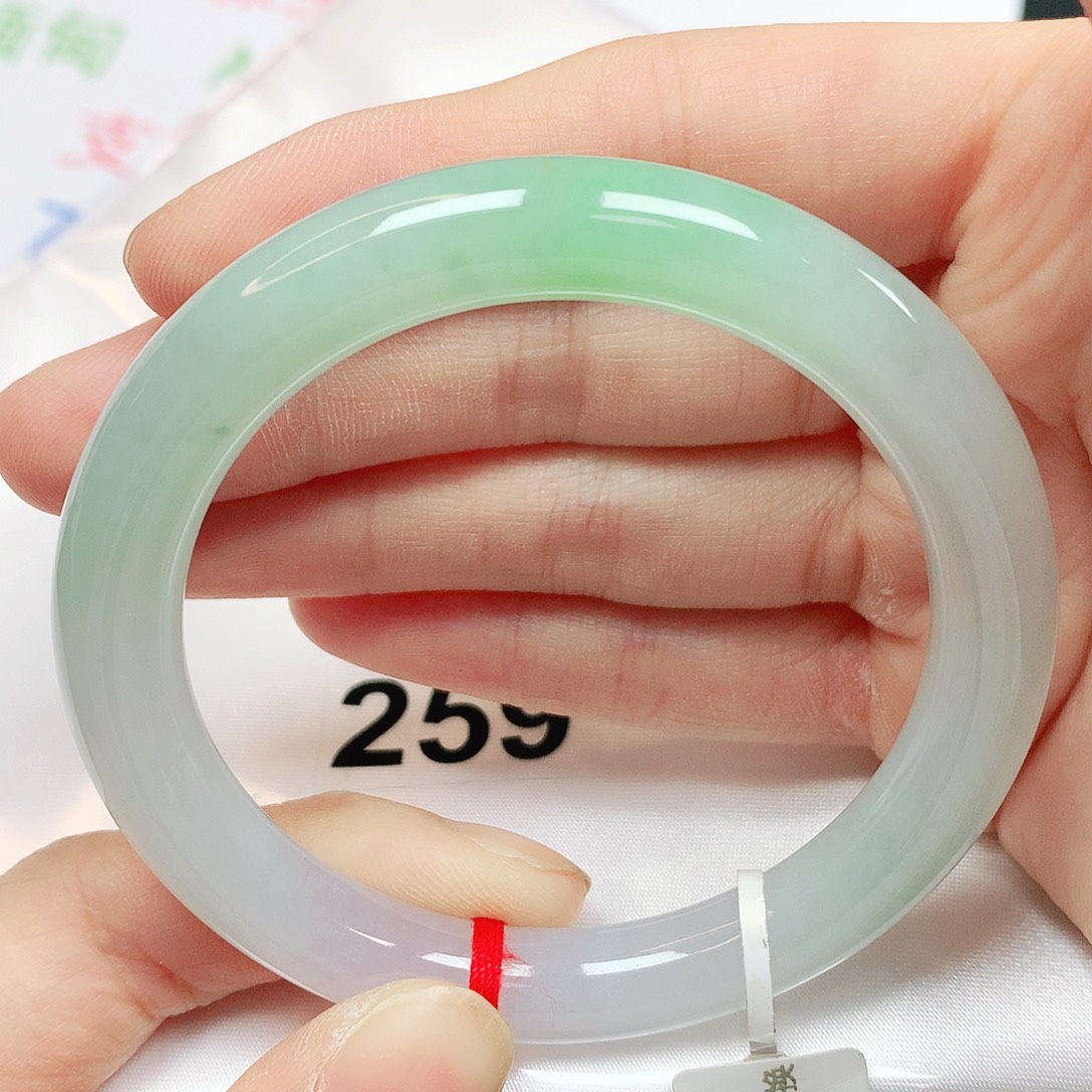 翡翠未镶嵌手镯翡翠手镯54圆