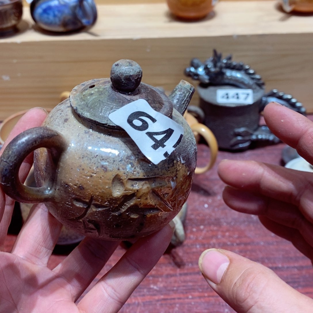 柴烧茶具陶瓷杯子