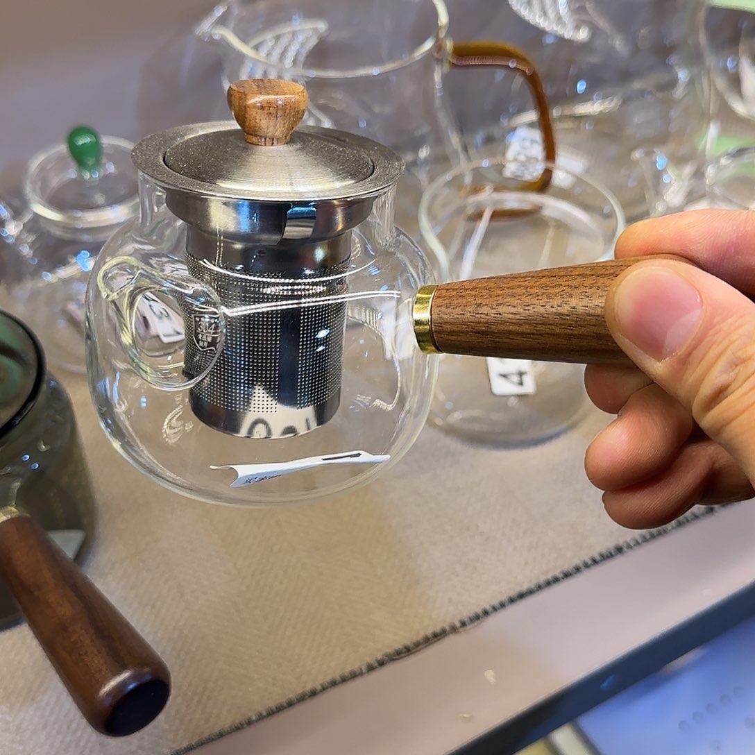 37号高硼硅侧把泡茶壶