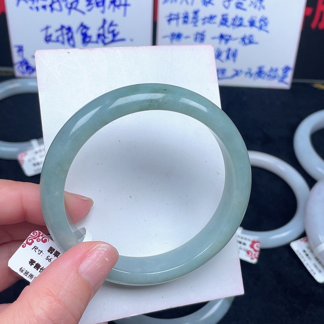 翡翠未镶嵌手镯018