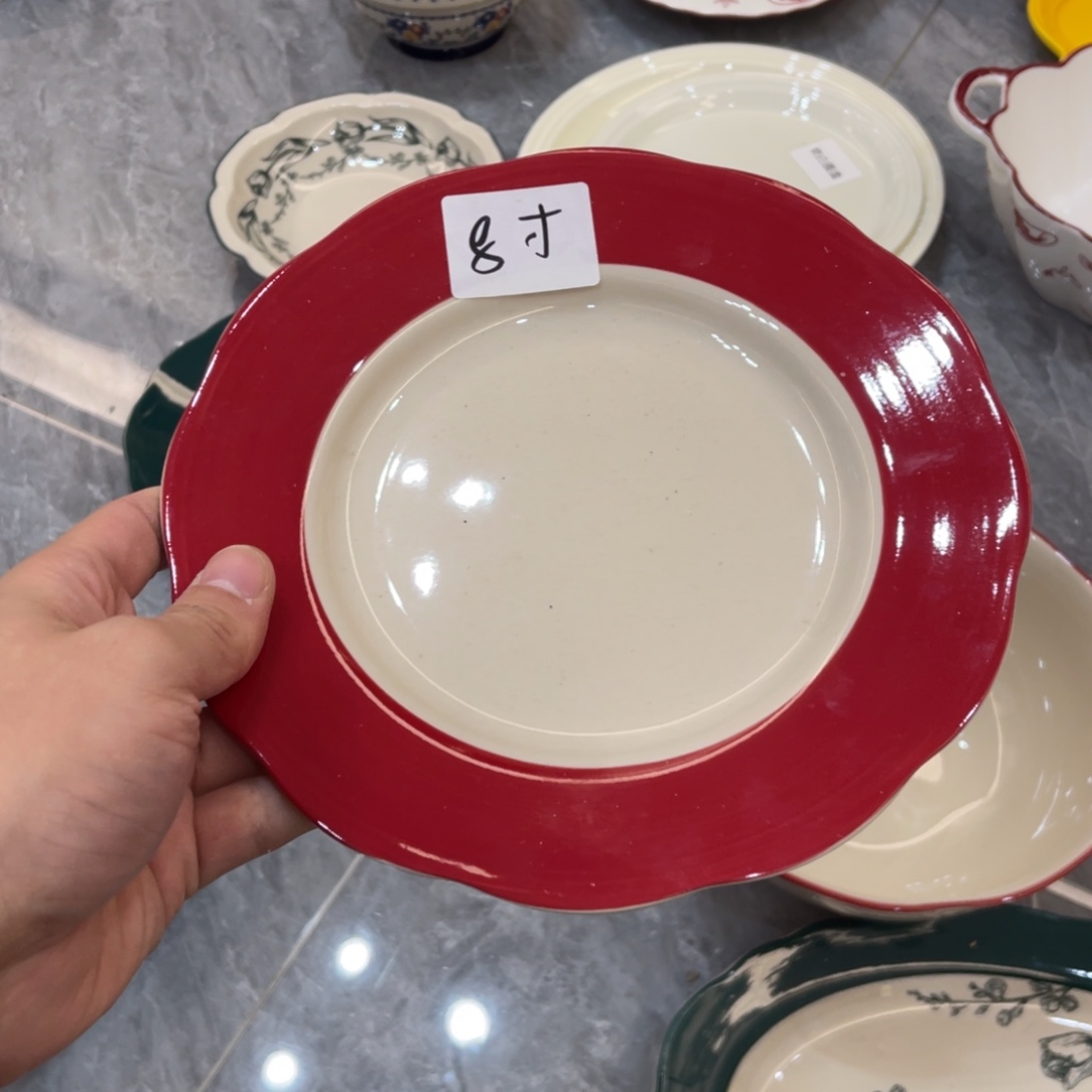 陶瓷微瑕餐具介意勿拍，满18飞！