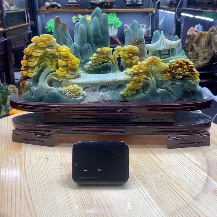 勇***玉家居摆件玄关摆件