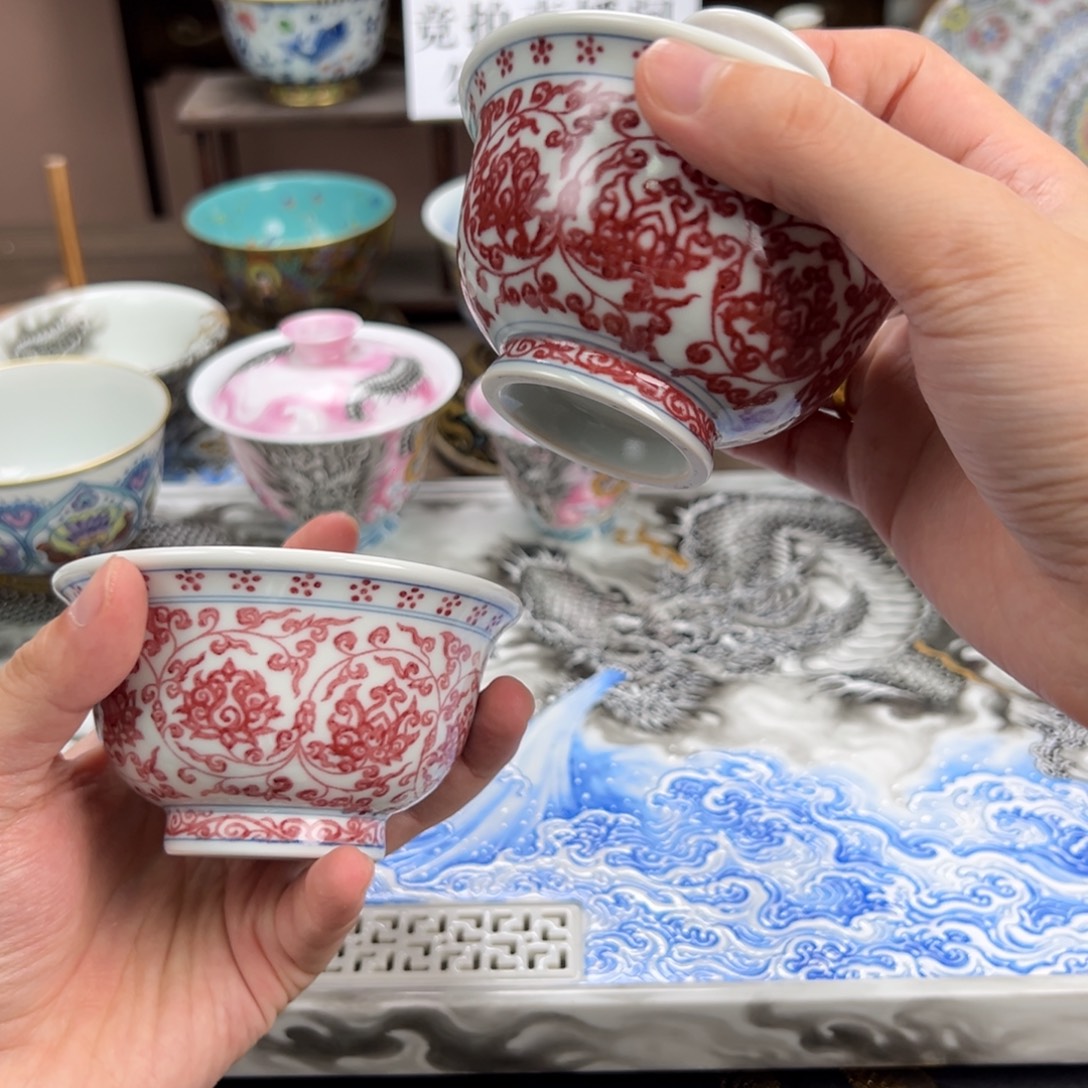 瓷片景德镇手工手绘陶瓷