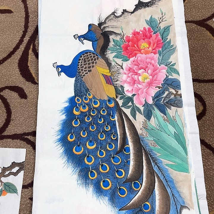 国画三尺整张赖永平