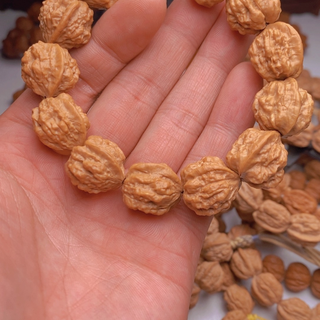 丰***山手串桃核矮桩蛤蟆头尺寸18