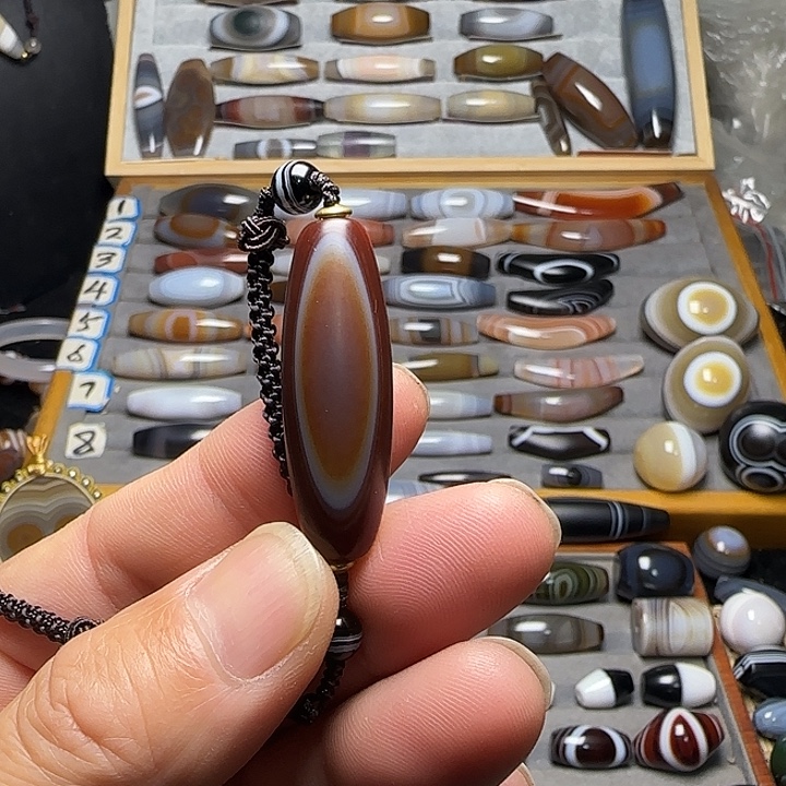 玛瑙/玉髓未镶嵌吊坠(不含链)