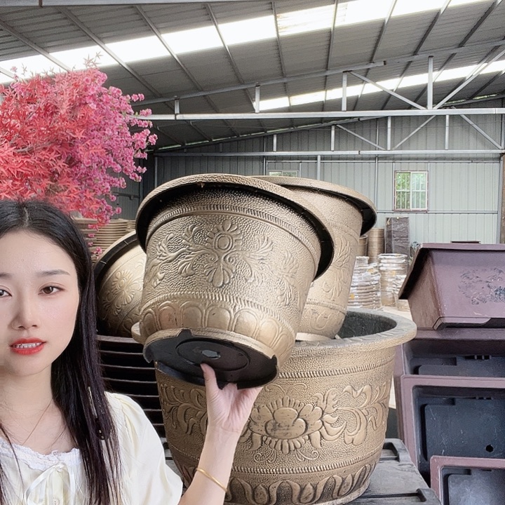 圆形35花盆2个有孔