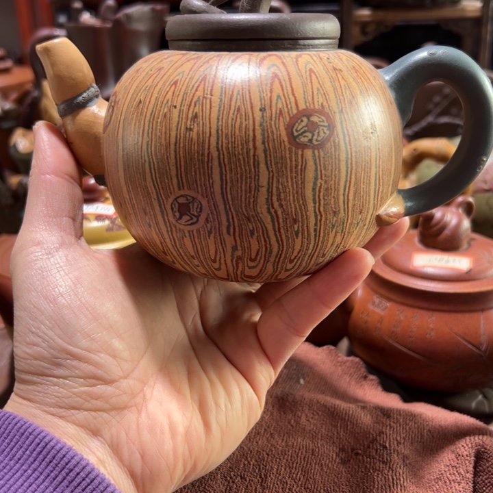 紫砂茶壶紫砂壶收藏起来了！