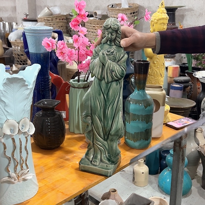 瓶高度52厘米宽度12厘米微瑕捡漏