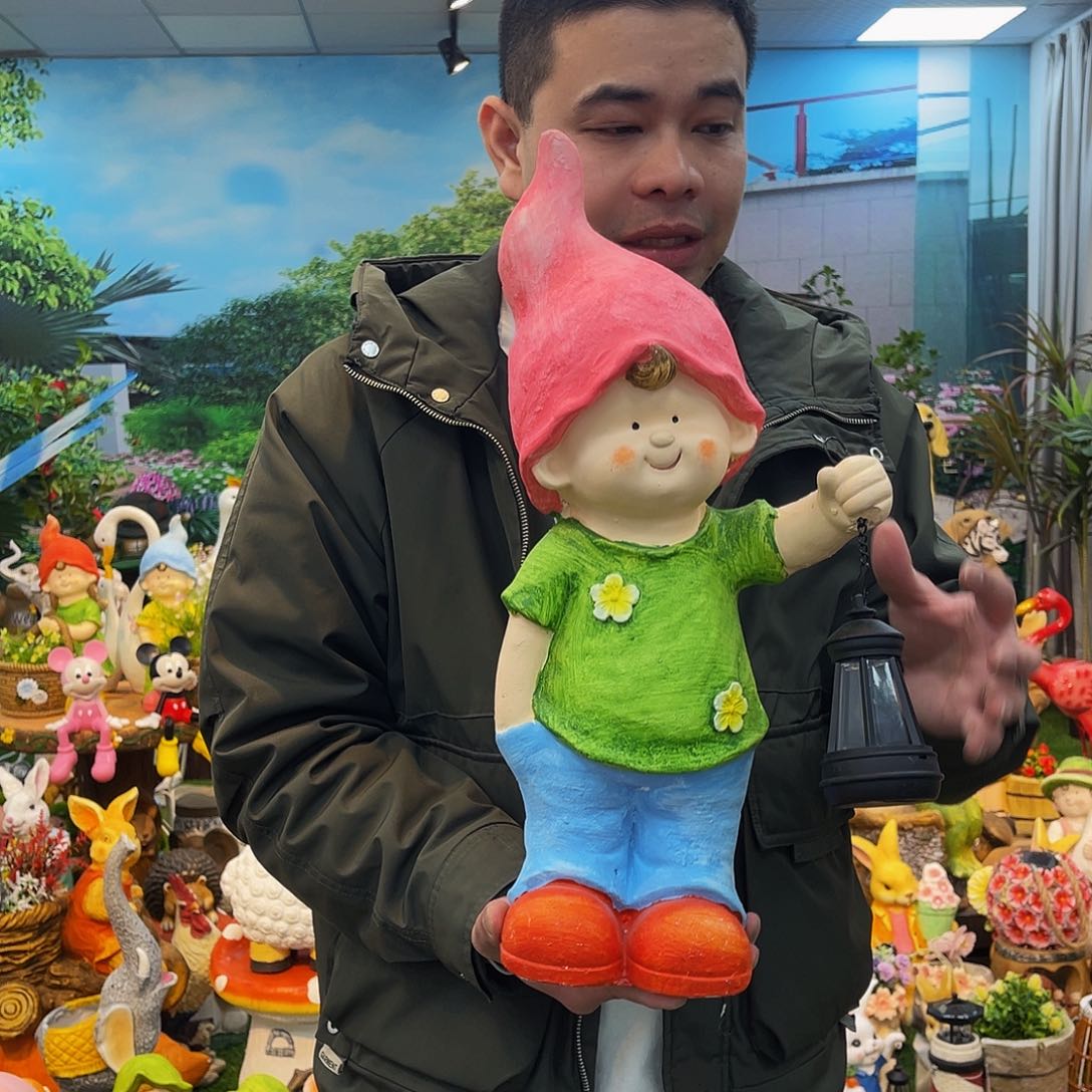 红陶花园庭院摆件&000&