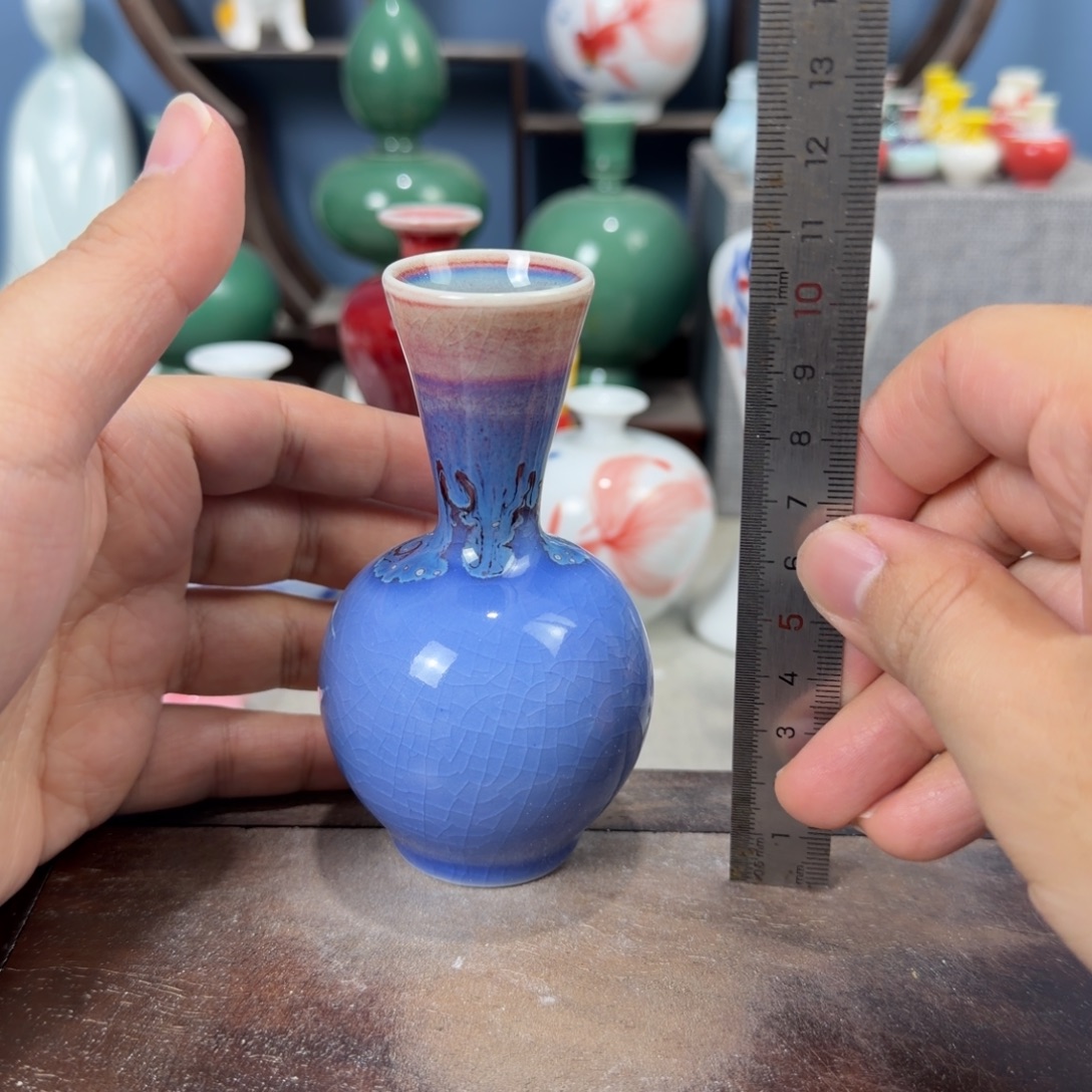 陶瓷手工小花器摆件