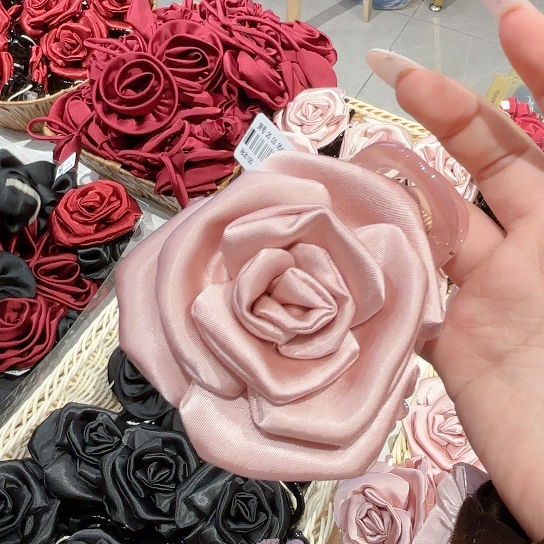 皮质铁合金发饰发夹