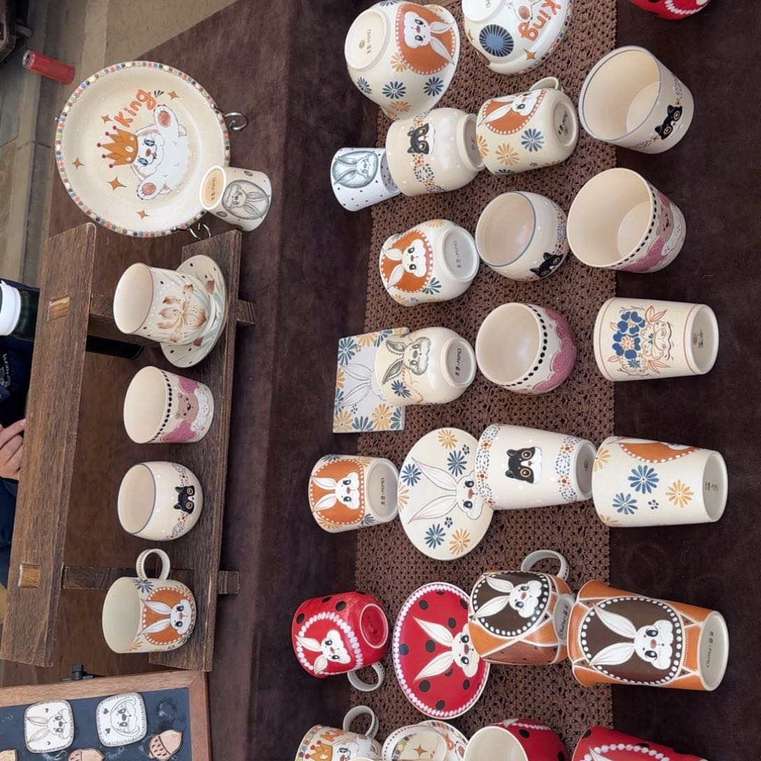 瓷片可爱的犹犹豫豫鸭鸭鸭鸭