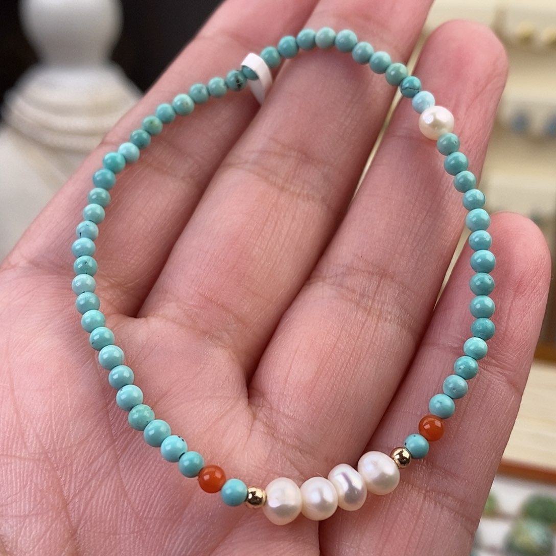 绿松石手链未镶嵌