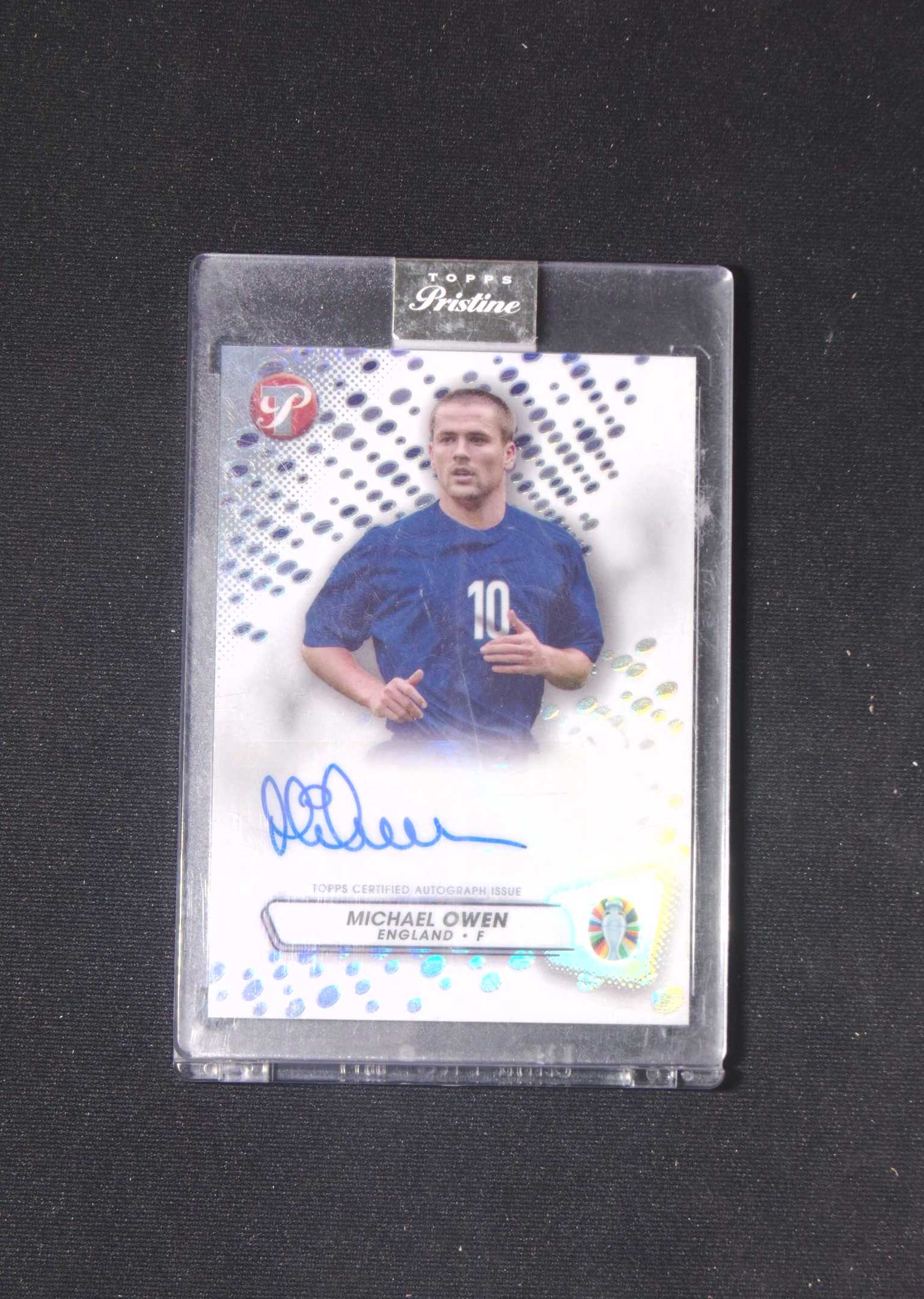 【直播开价】迈克尔欧文 帕尼尼NBA国宝手提亲笔签名球星卡 