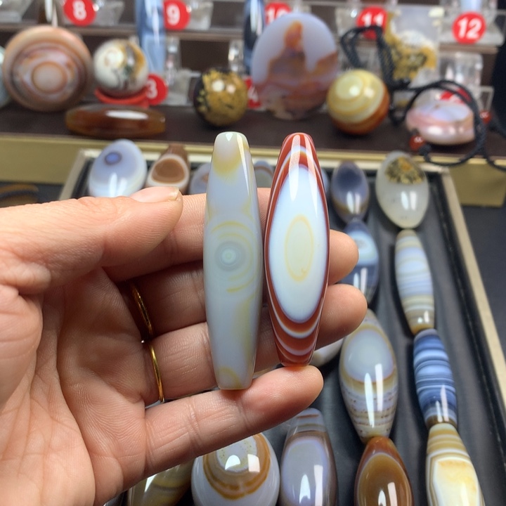 品***1玛瑙/玉髓未镶嵌颈饰吊坠