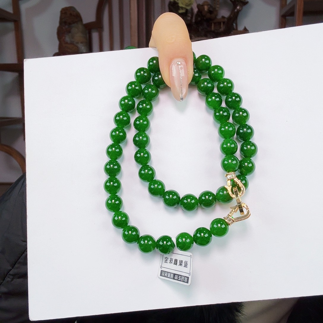 项链未镶嵌和田玉（碧玉）垚*