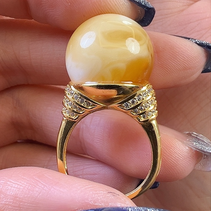 蜜蜡颈饰未镶嵌蜜蜡