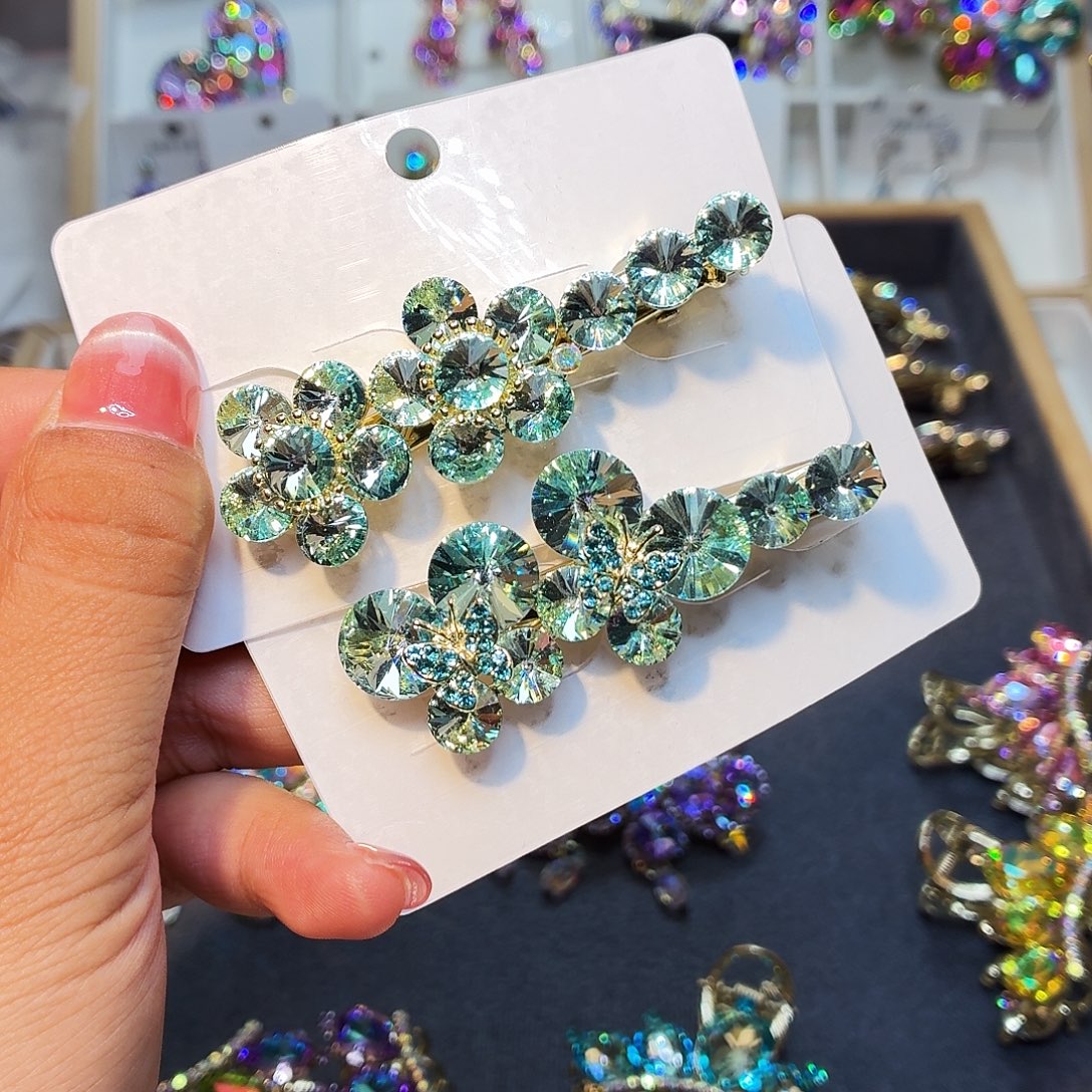 布艺铁合金发饰发夹发夹