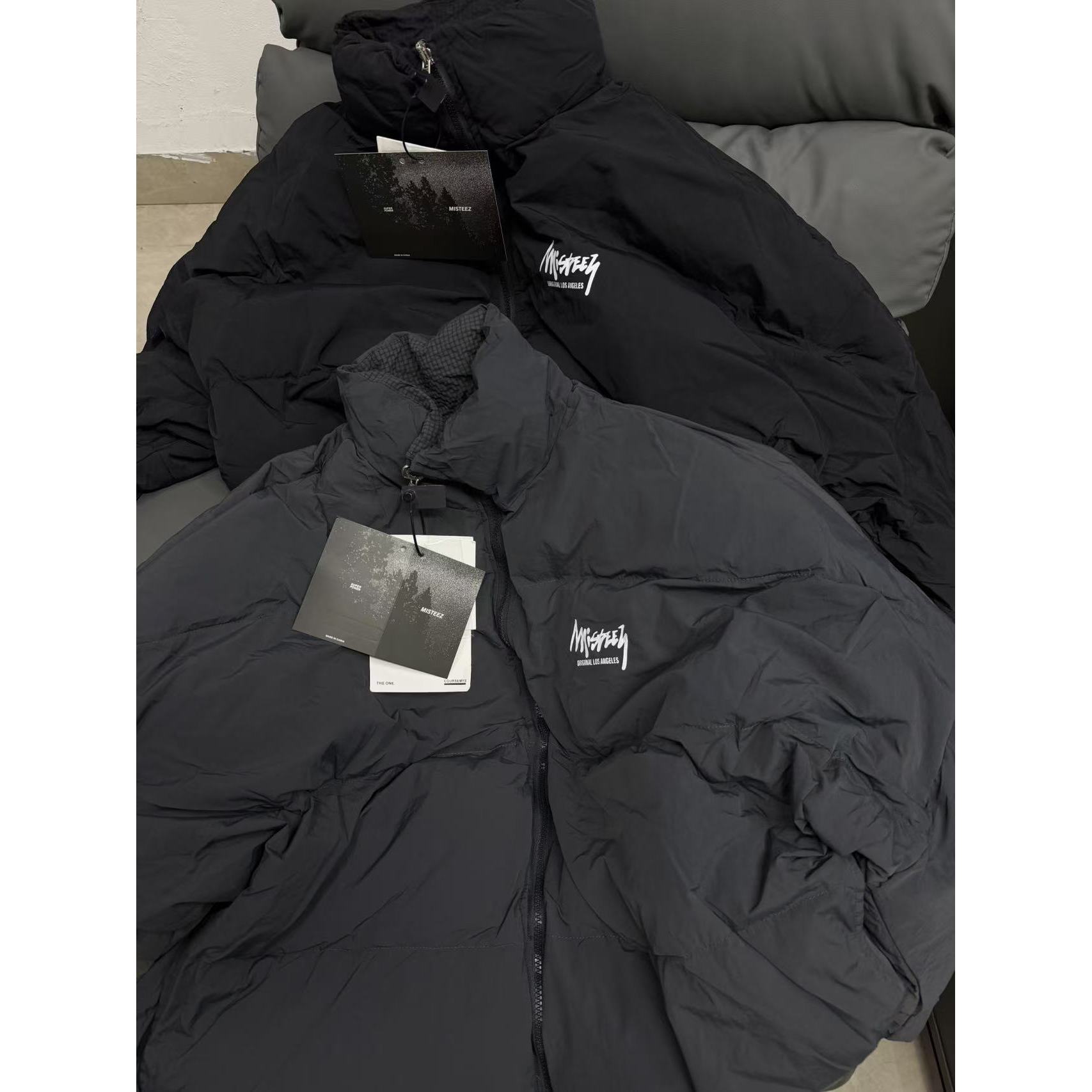 MIS正品贼帅双面穿提花蝙蝠袖棉服  男女同款