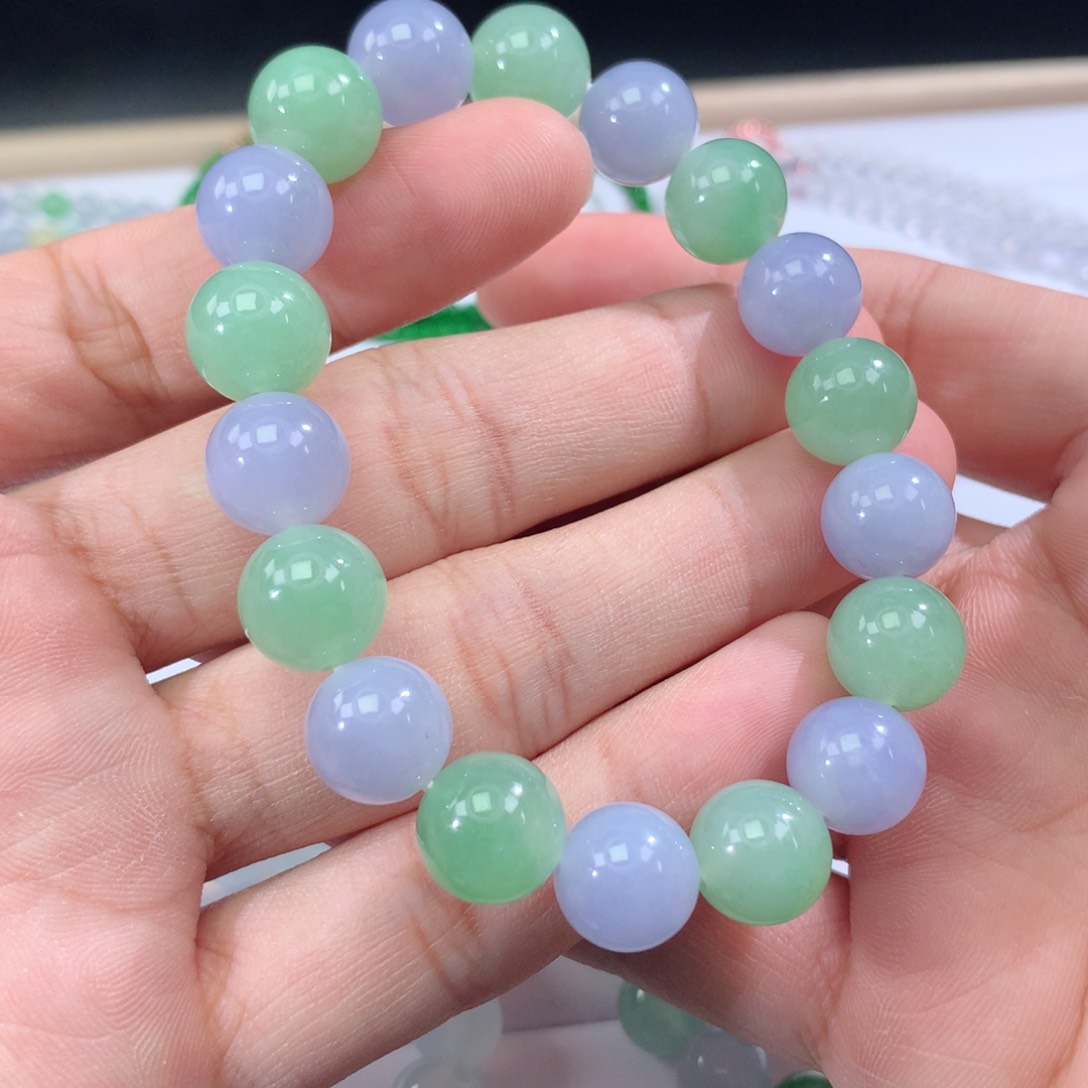 翡翠手链未镶嵌卡11