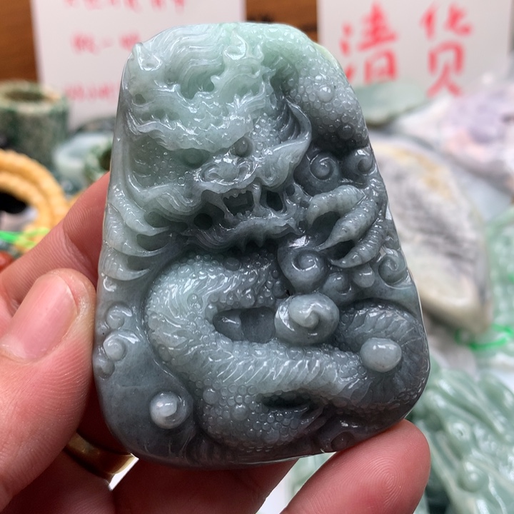翡翠未镶嵌颈饰保真天然a货翡翠