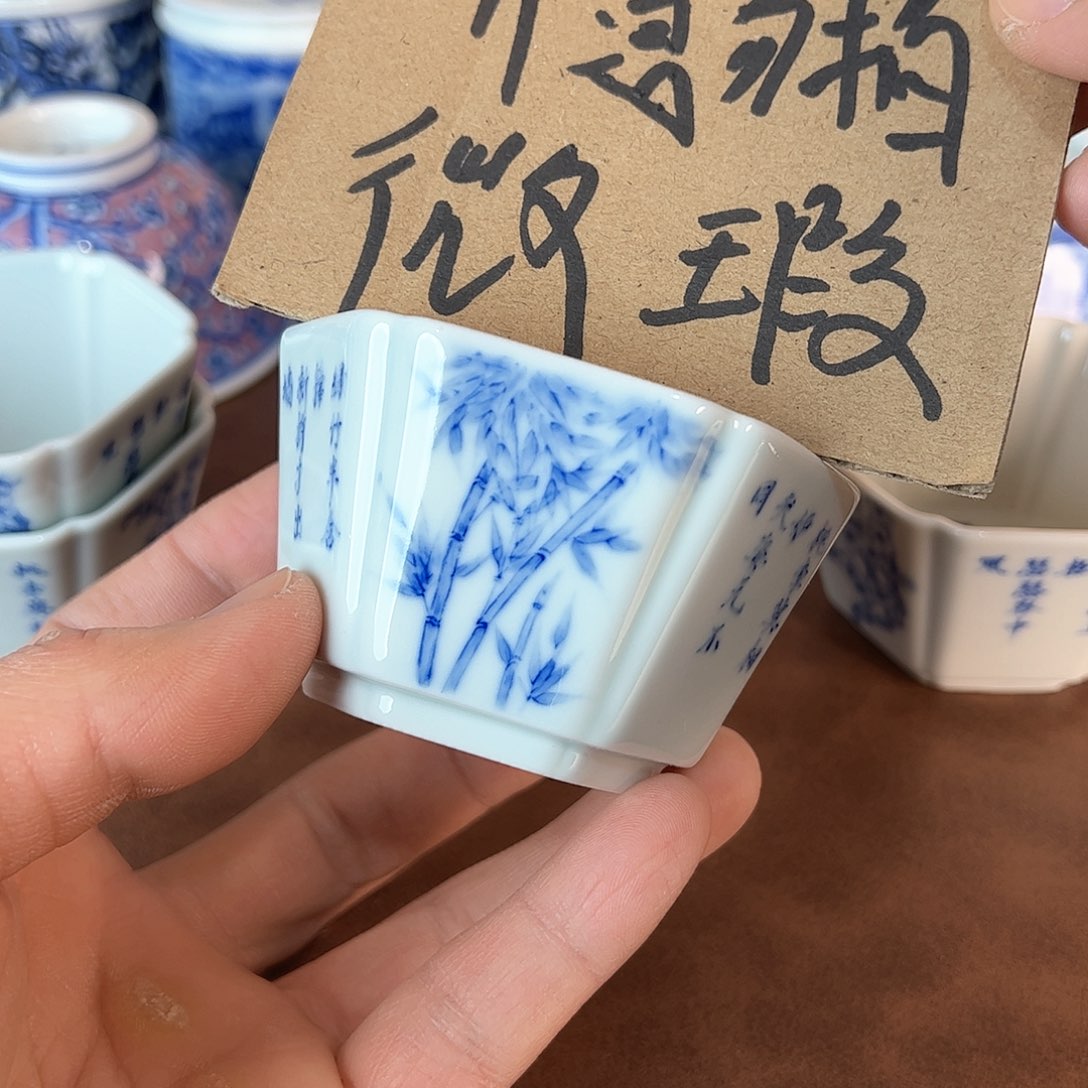 杯景德镇全手工手绘陶瓷