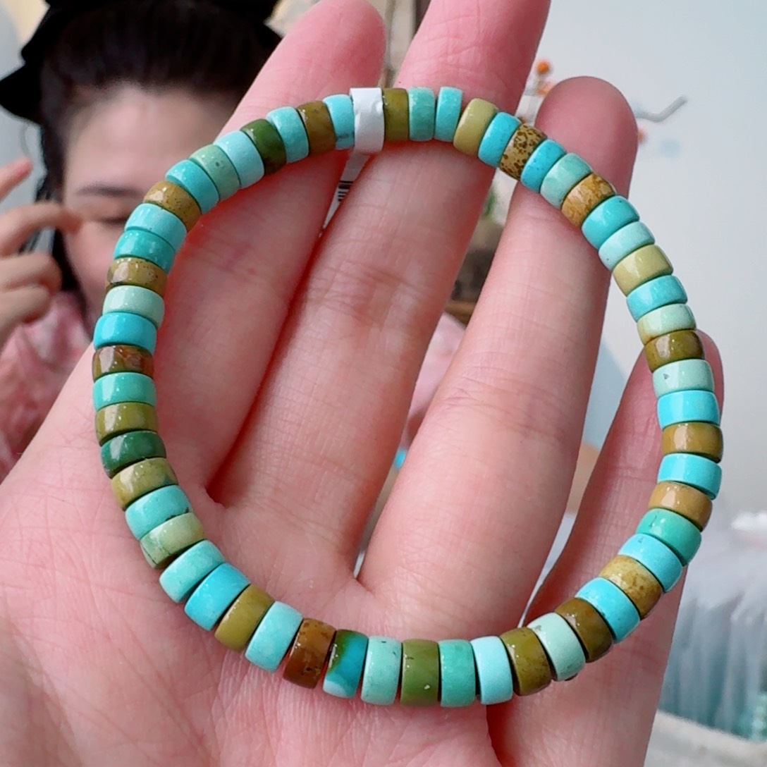 绿松石未镶嵌挂件